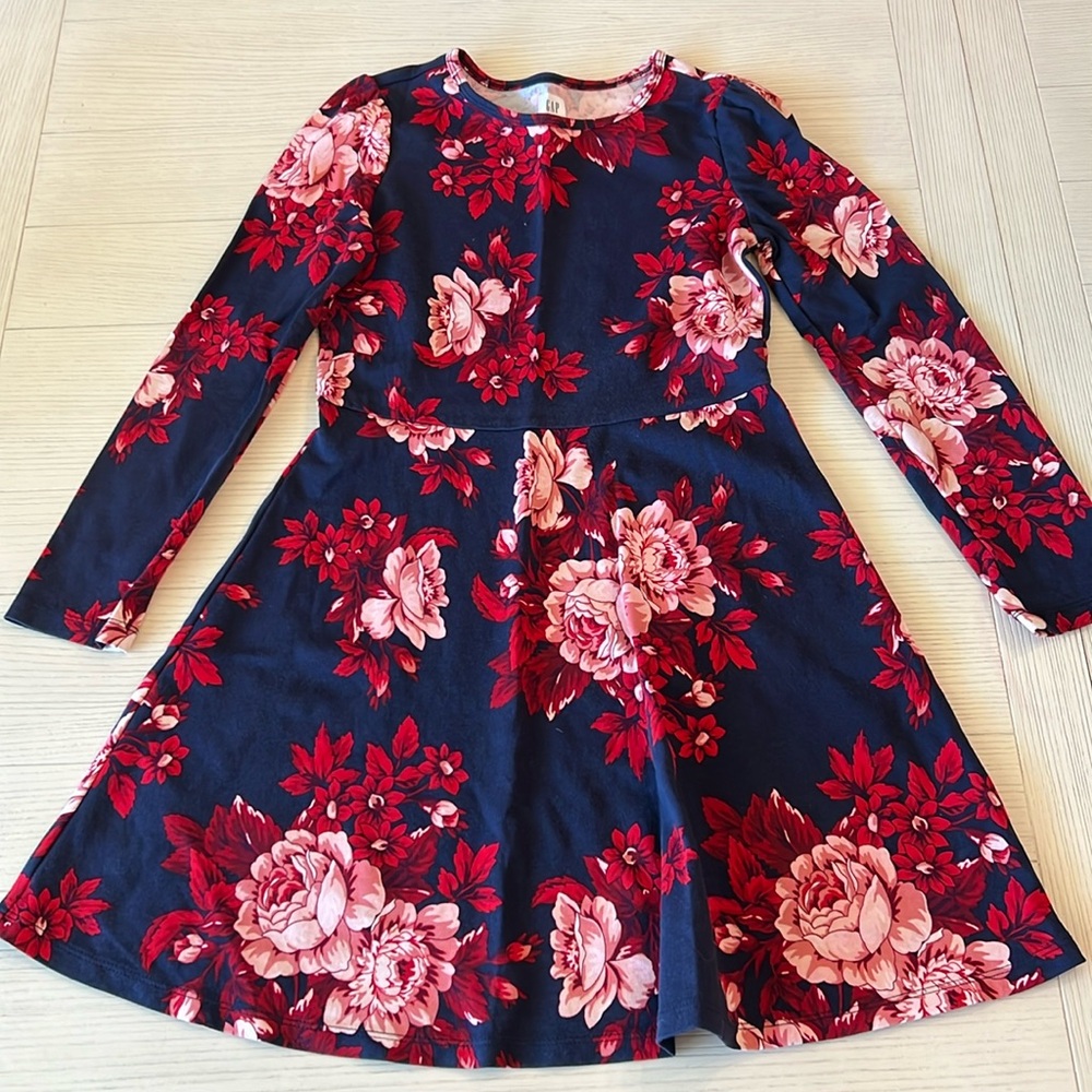 Floral dress size L 10. EUC